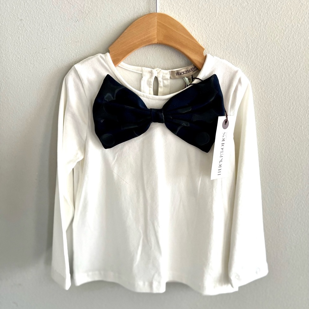 Buttercup Bow Hucklebones Top for Girls
